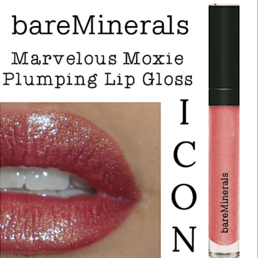 Discontinued ✨RARE✨Bareminerals Moxie Plumping Lip Gloss in ICON